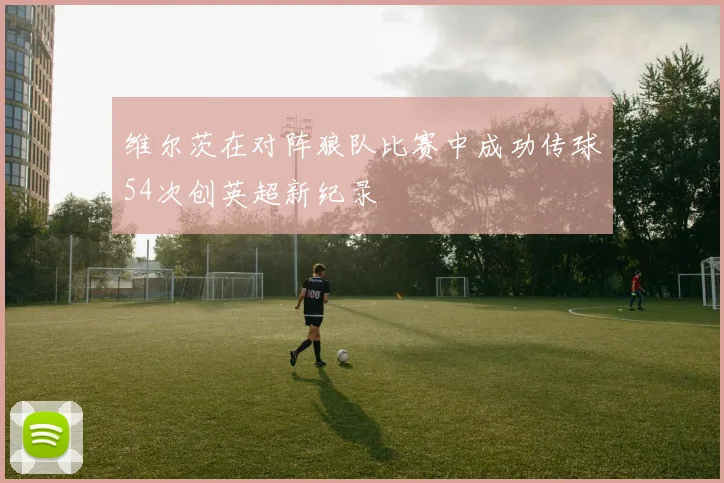 维尔茨在对阵狼队比赛中成功传球54次创英超新纪录